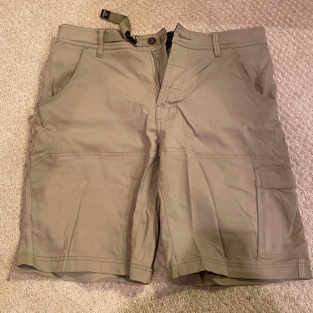 Tan Prana Mens shorts